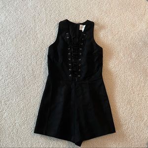 lace up romper
